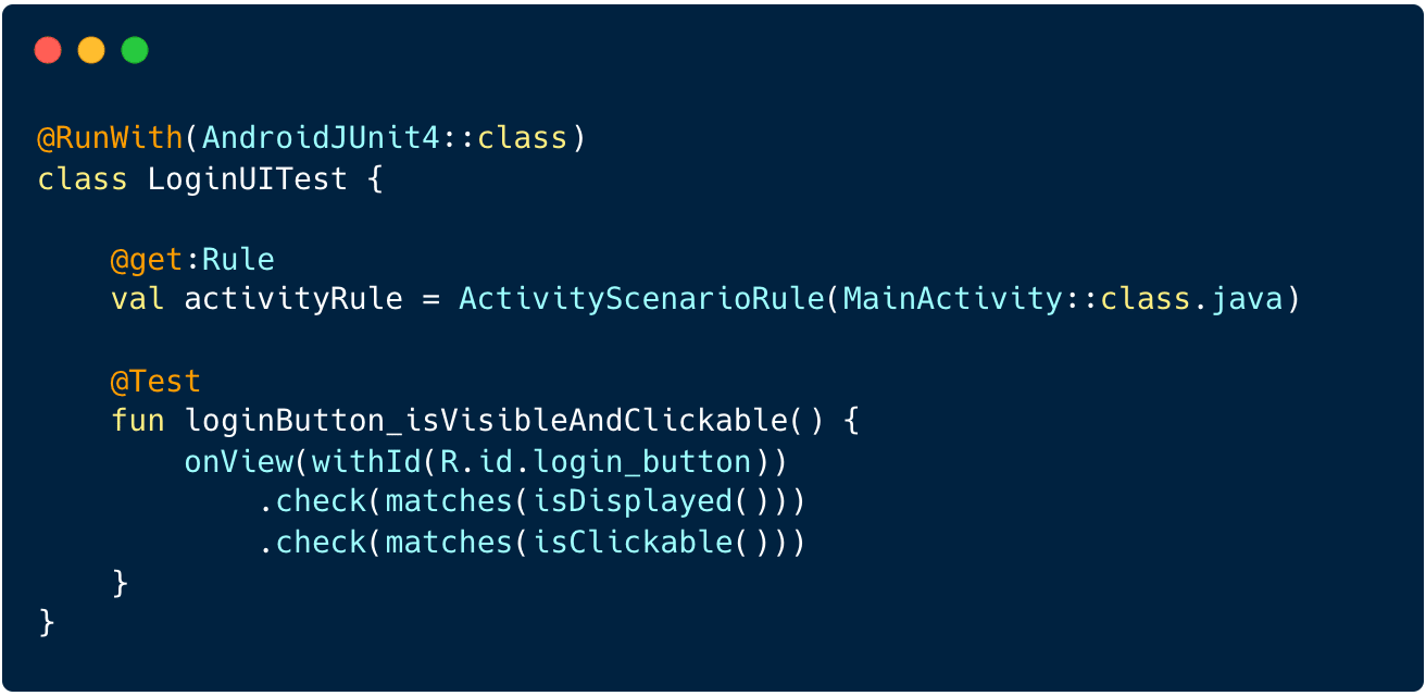sample espresso test