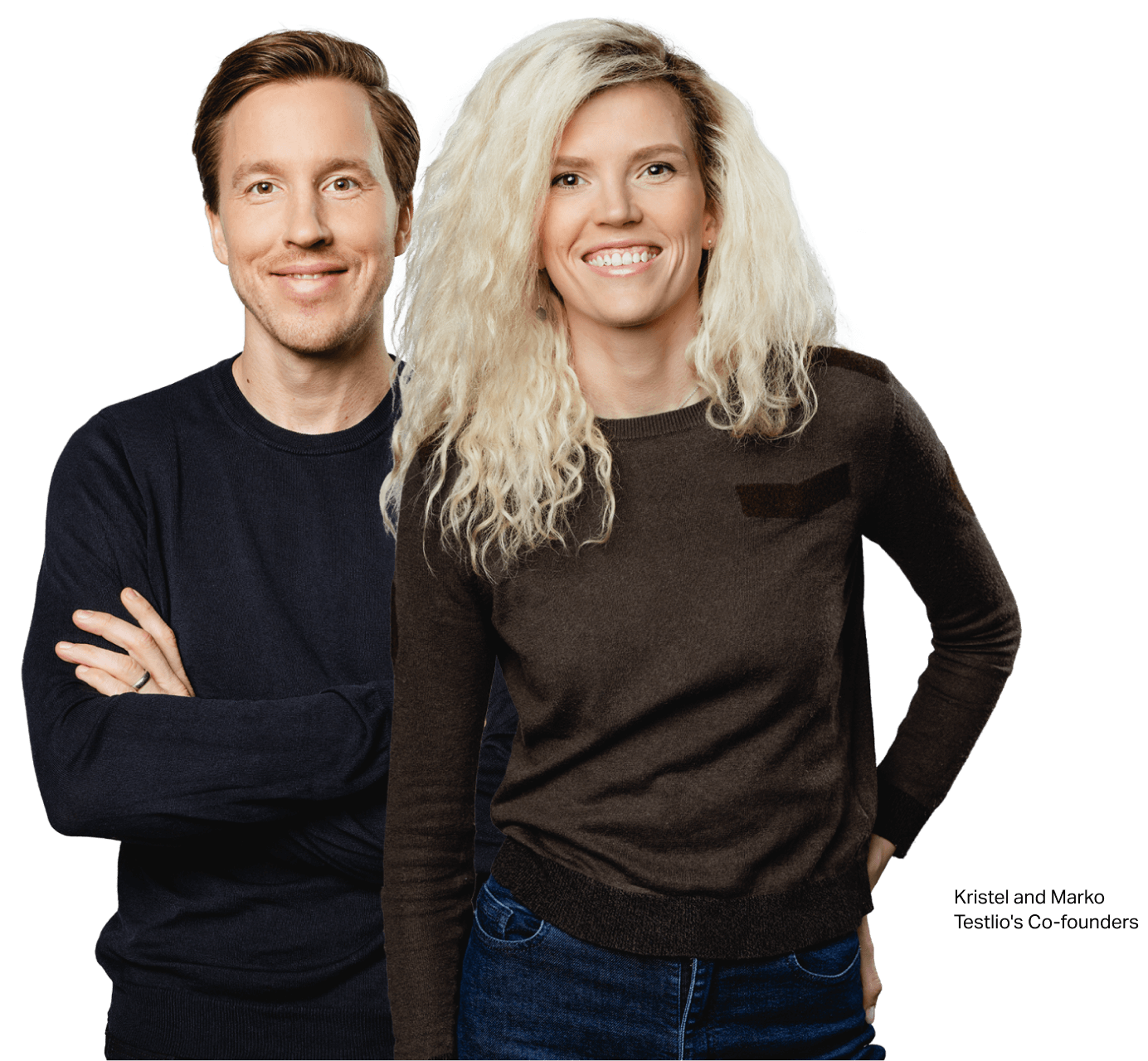 Marko and Kistel, Testlio's Co-founders