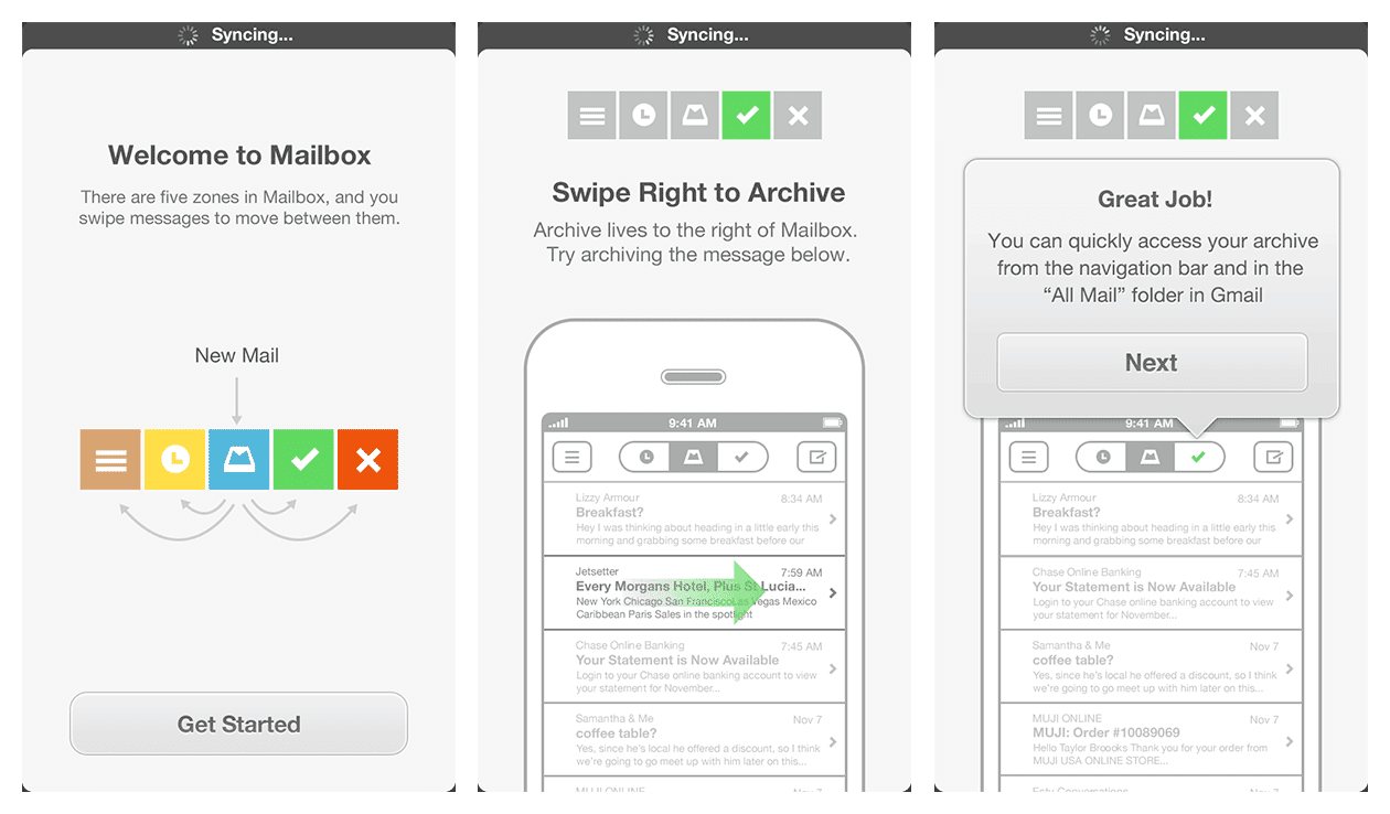 Mailbox app - 5 star app reviews