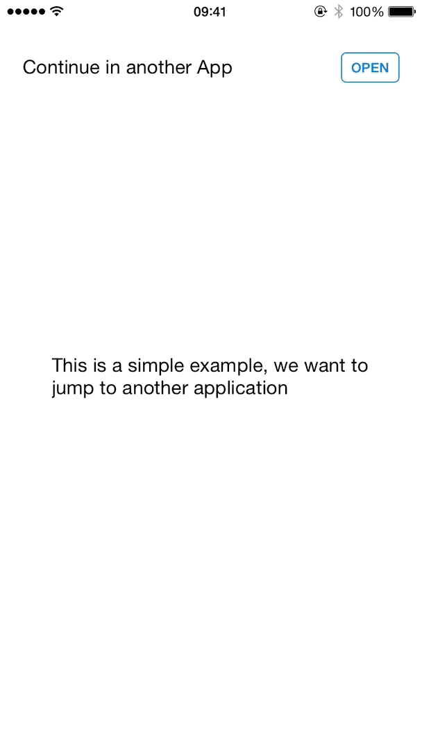 The final flow, automatically installing and opening a target app