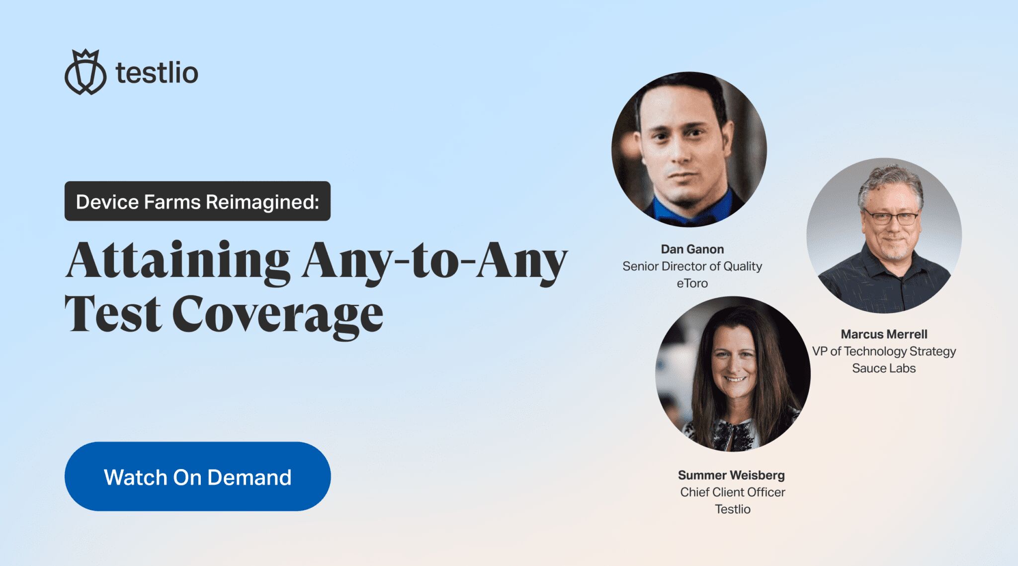 Join social trading platform pioneer eToro along with partners Sauce Labs and Testlio for a discussion that will center around the role that device architectures play towards building a quality...