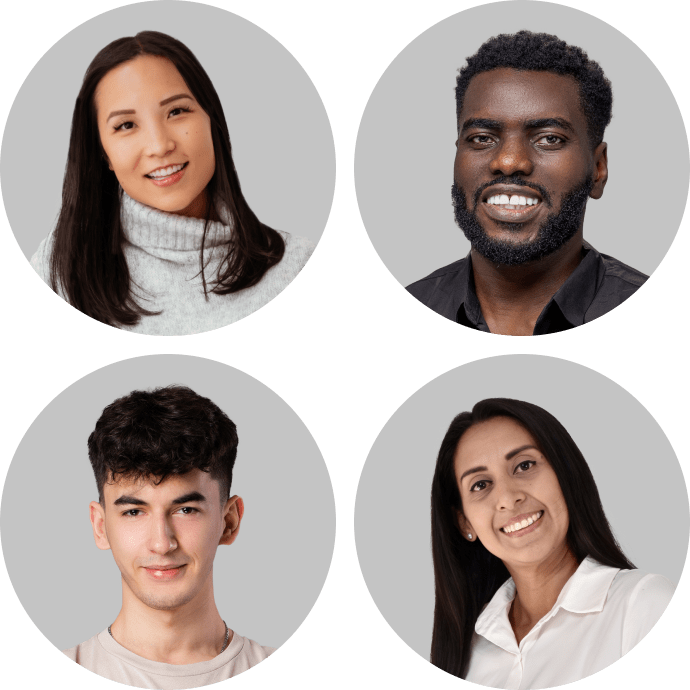 Community shows 4 happy individuals