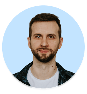 Portrait of a smiling man with a beard