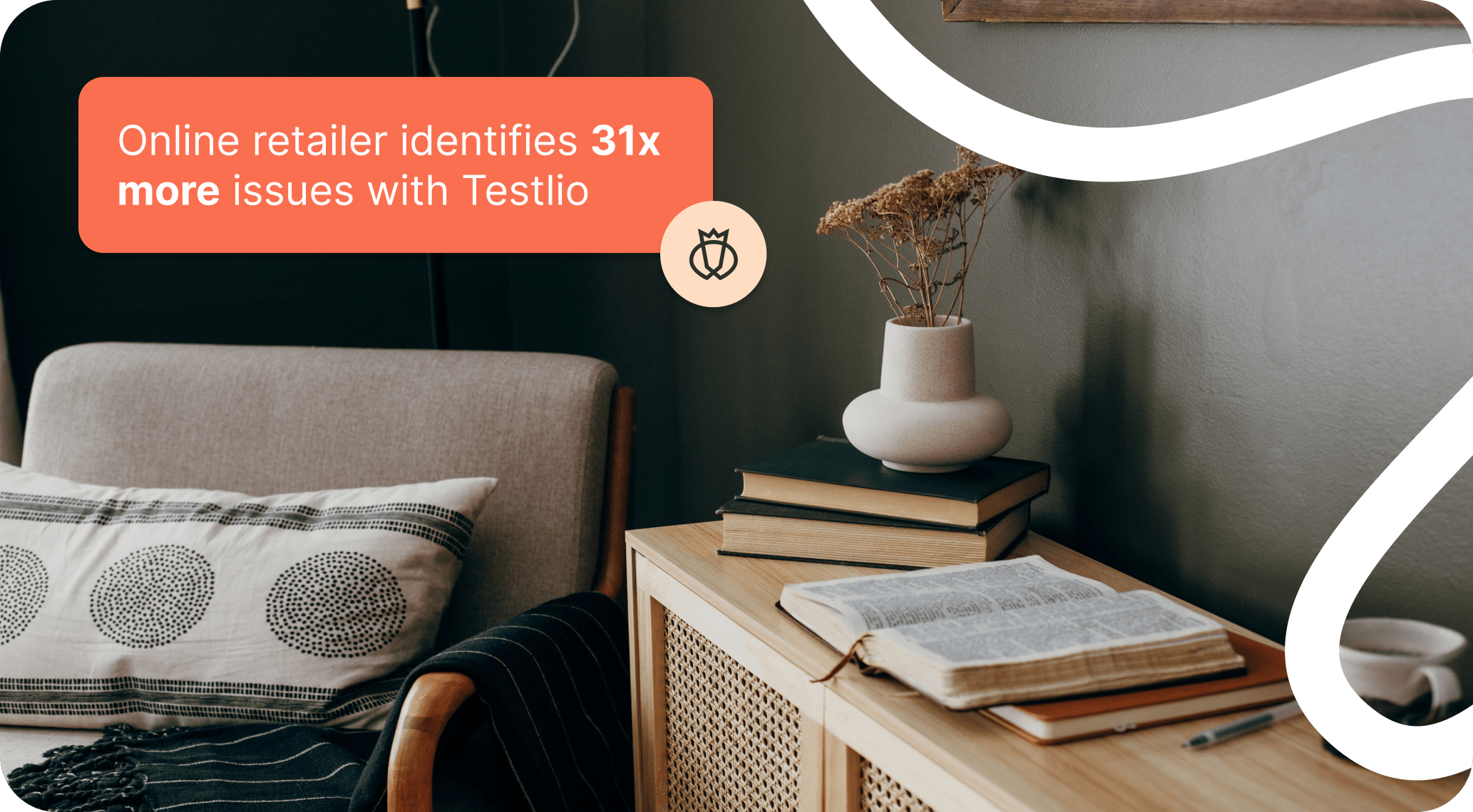 Testlio advertisement: Online retailer found 31 times more issues