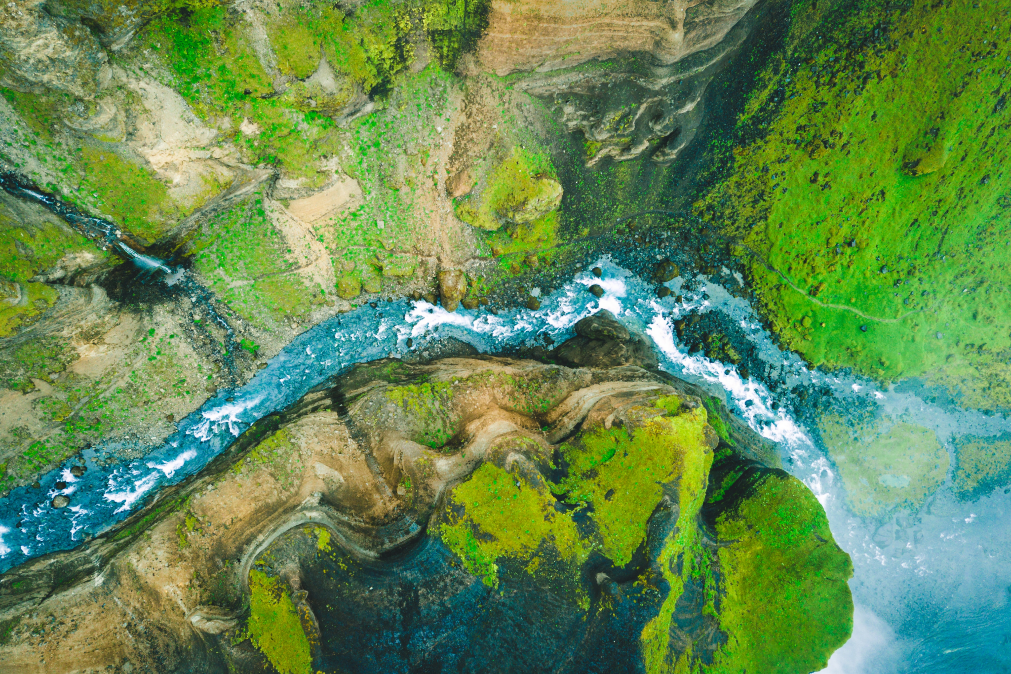 Payment testing blog header shows a rushing river flowing down a lush green mountain.